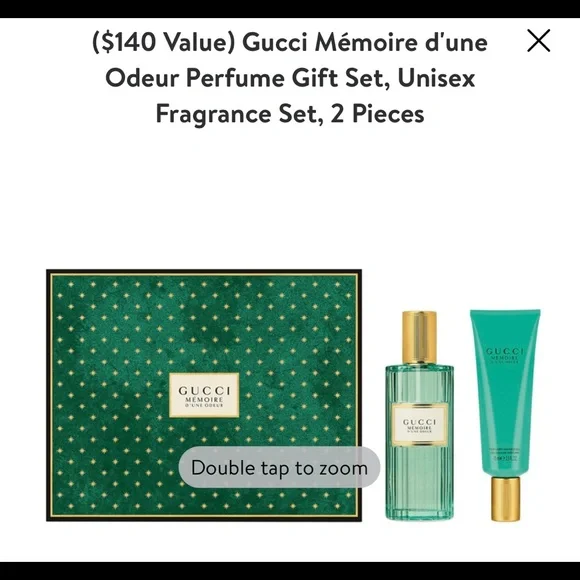 NIB Gucci Memoire Gift Set Unisex Full size brand new great gift
